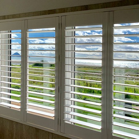 Betta Blinds Shutters installed in ensuite