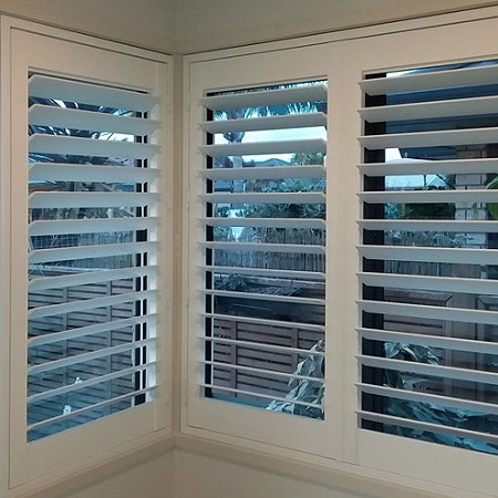 Betta Blinds Shutters in corner window