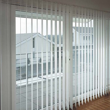 Betta Blinds Vertical Blinds - lighter colour opens up the room
