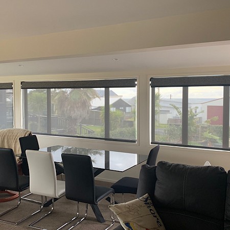 Night And Day Blinds. Day Time Privacy As Well As Night Time